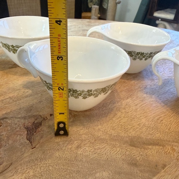 4 vintage Corelle Spring Blossom Crazy Daisy Mugs - Picture 6 of 6